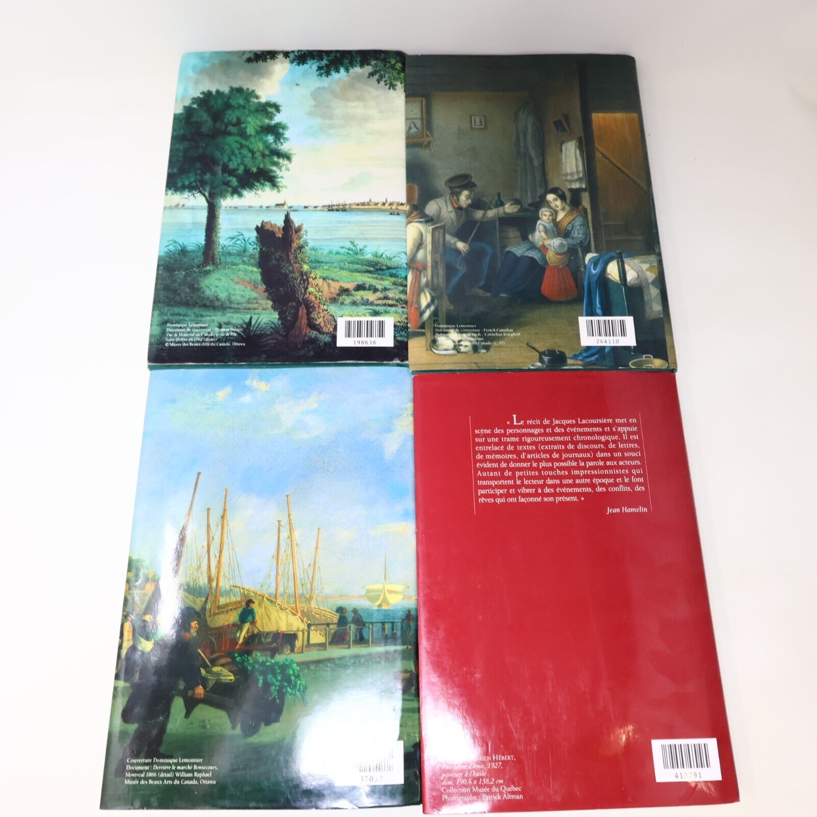 Lot 4 Livres Histoire Populaire du Québec #1-4 Jacques Lacoursière Français HC