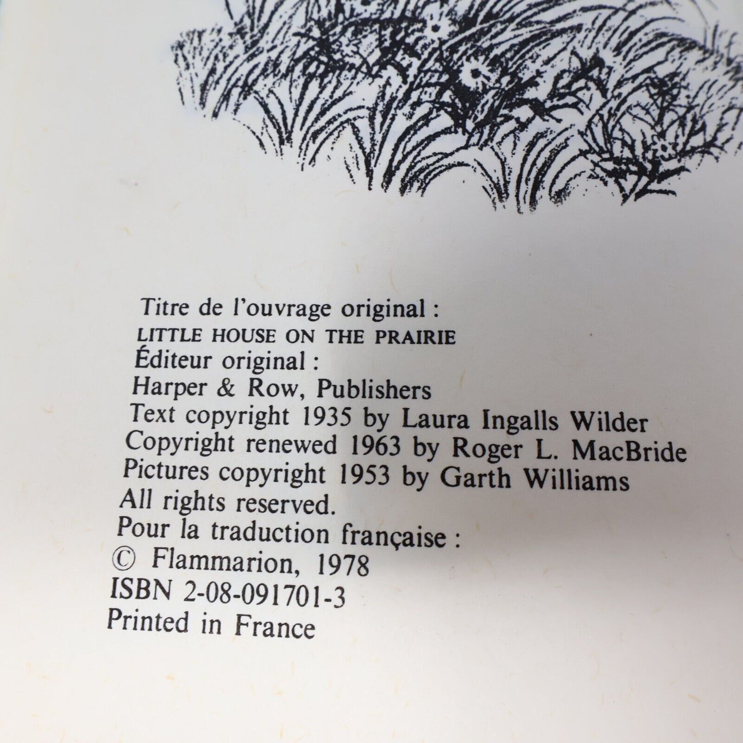 Lot 8 Livres La Petite Maison dans la Prairie #1-8 Laura Ingalls Wilder French