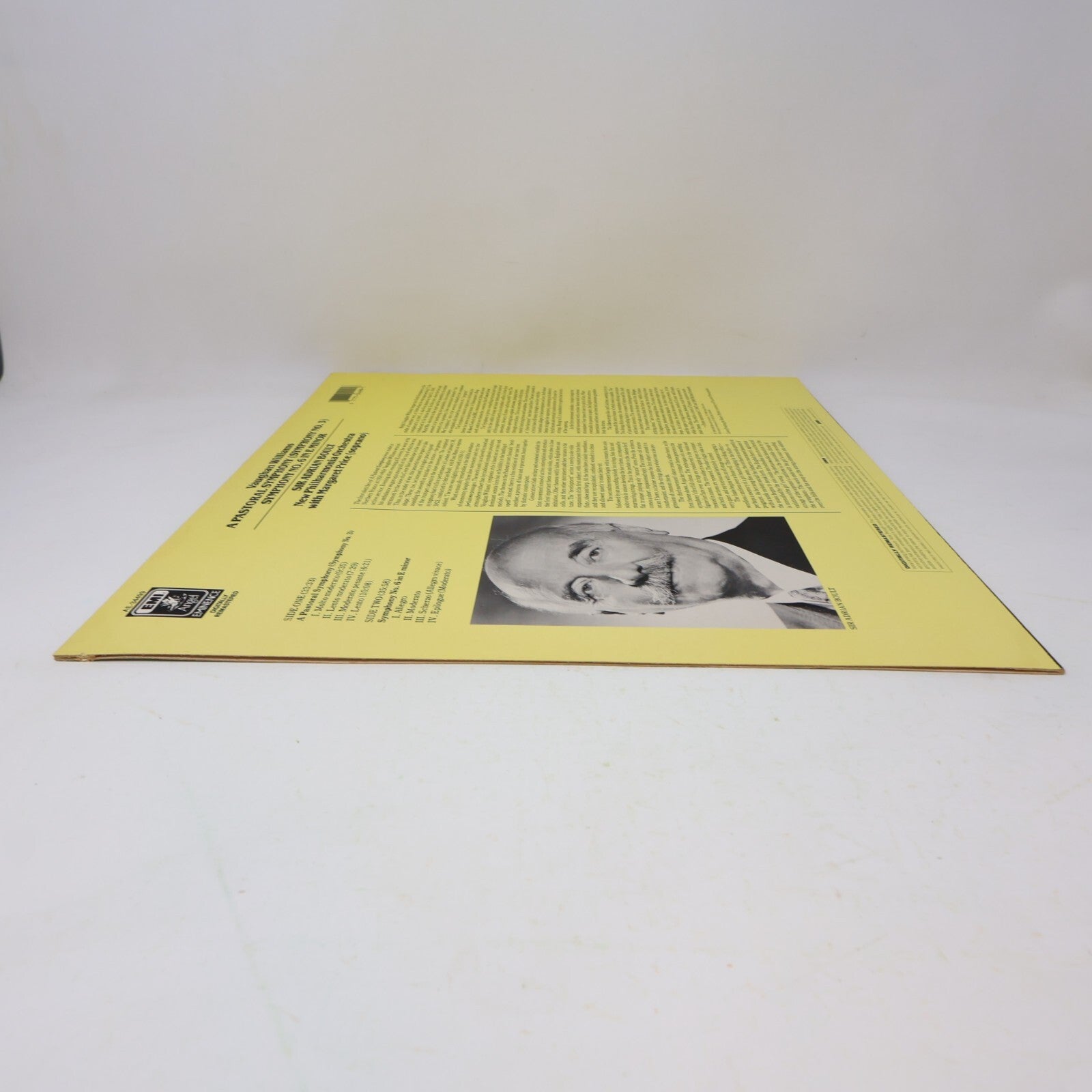 Sir Adrian Boult Vaughan Williams Margaret Price Pastoral Record Vinyl AE-34499
