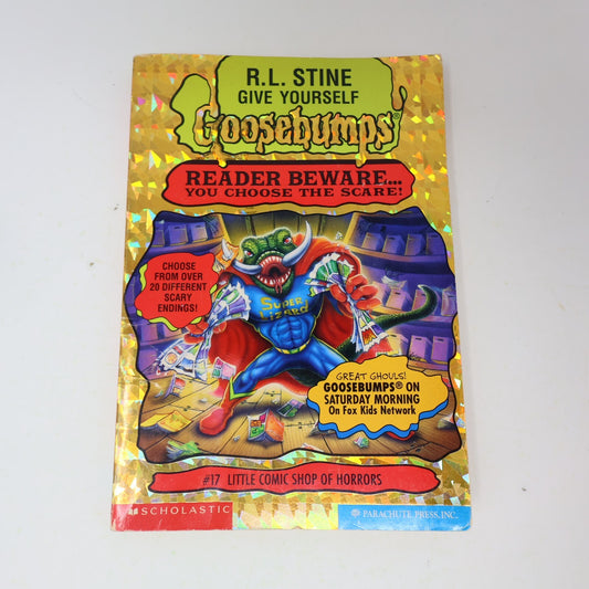 1997 Little Comic Shop of Horrors R. L. Stine Goosebumps #17 1st Print Paperback