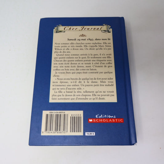 2005 Cher Journal Ma Soeur Orpheline Victoria Cope Guelph Ontario 1897 French