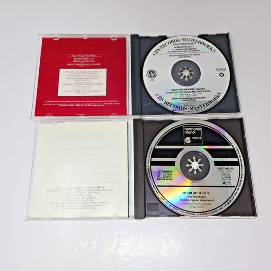Henri Dutilleux 2 CD Lot L' Arbre Des Songes/Symphonie #1 Lorin Maazel/Previn