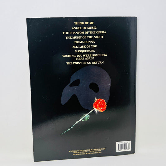 The Phantom of the Opera Songbook Andrew Lloyd Webber Piano Vocal PB Music Sales