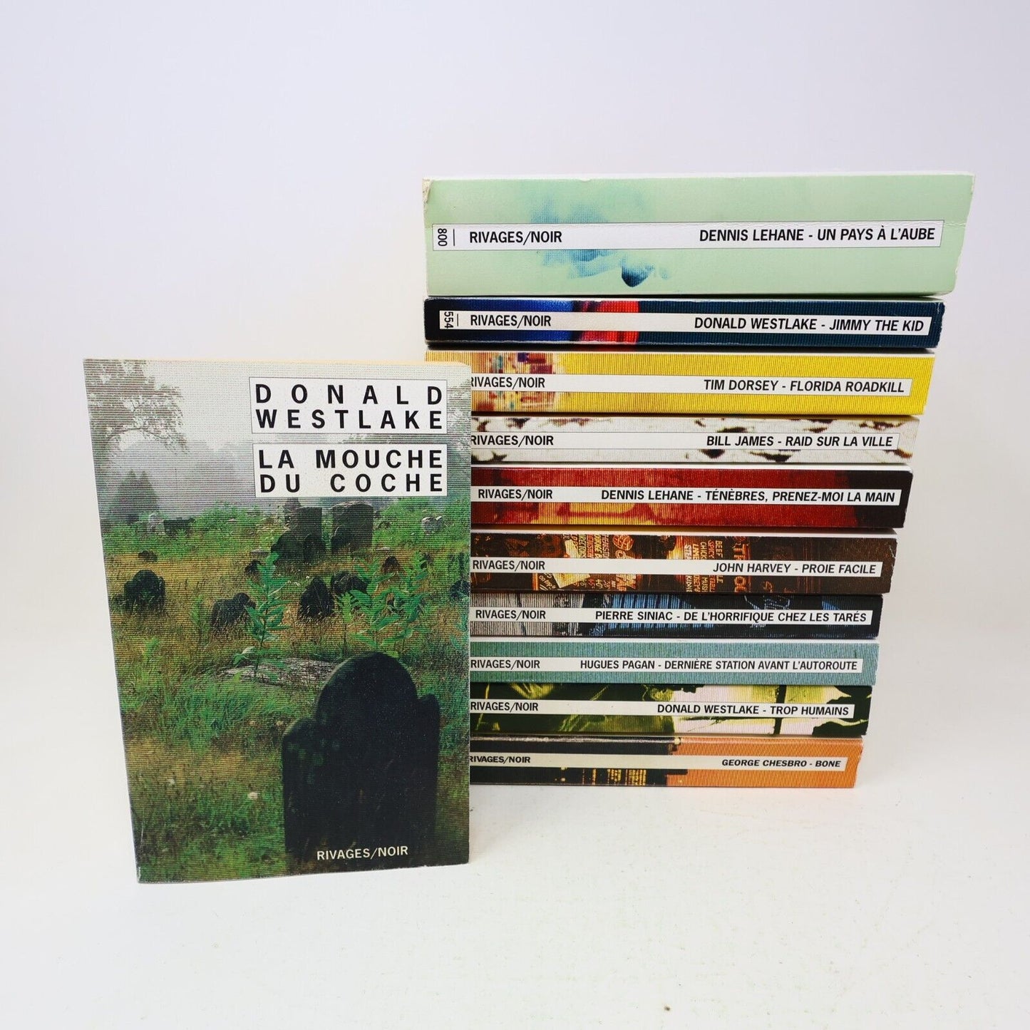 Rivages/Noir Roman Policier Lot 11 Livres Trop Humains Bone Un Pays à l'Aube PB