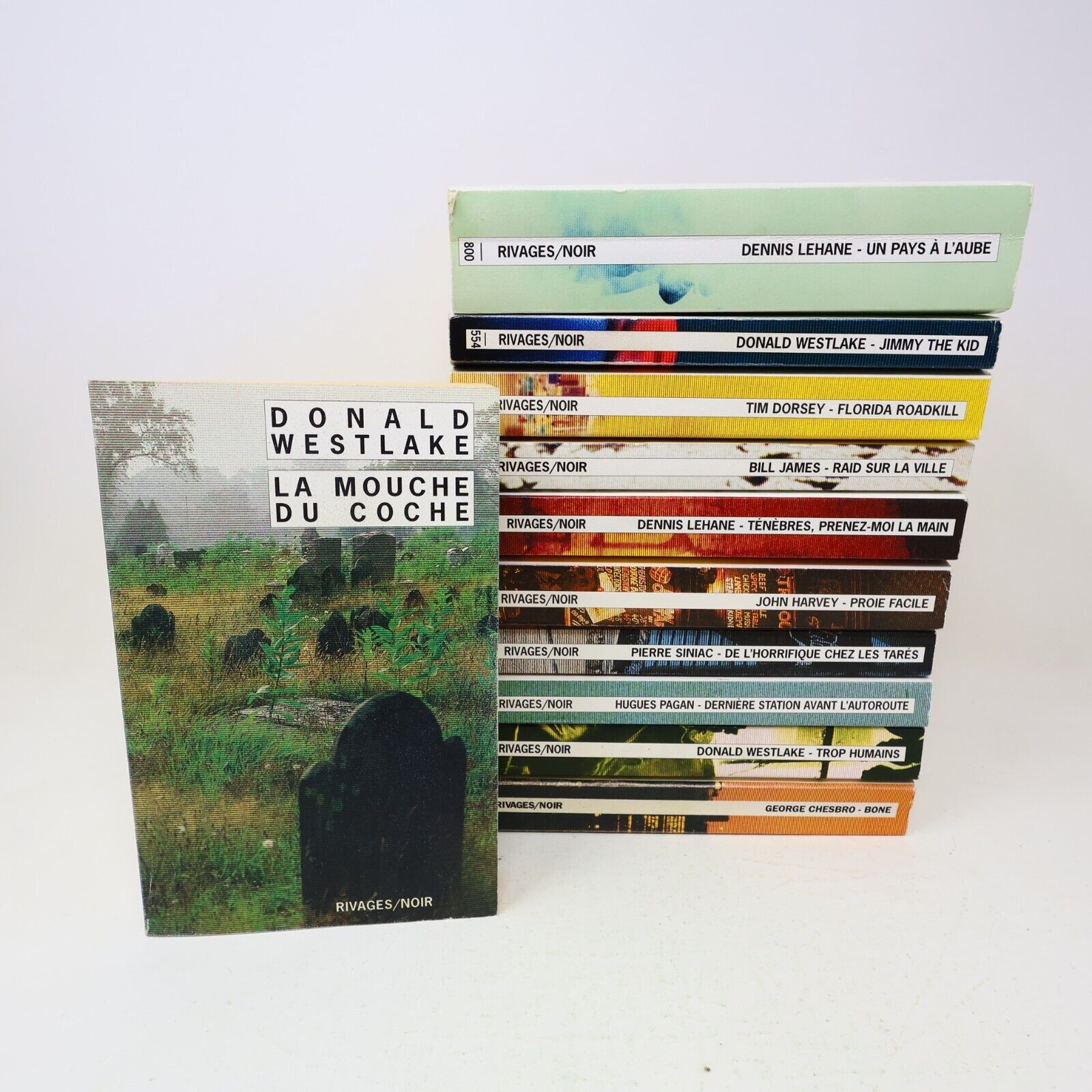 Rivages/Noir Roman Policier Lot 11 Livres Trop Humains Bone Un Pays à l'Aube PB