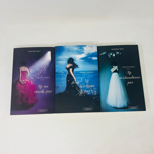 Insaisissable Tome 1-2-3 de Tahereh Mafi en Français/French Ne Me Touche Pas Lot
