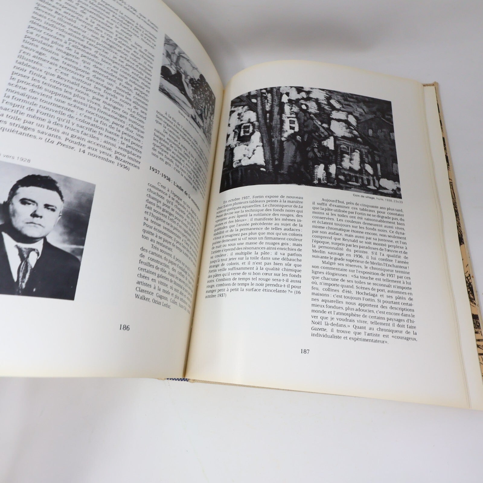1982 Fortin l'Oeuvre et l'Homme Guy Robert Marc-Aurèle Fortin Québec Français HC