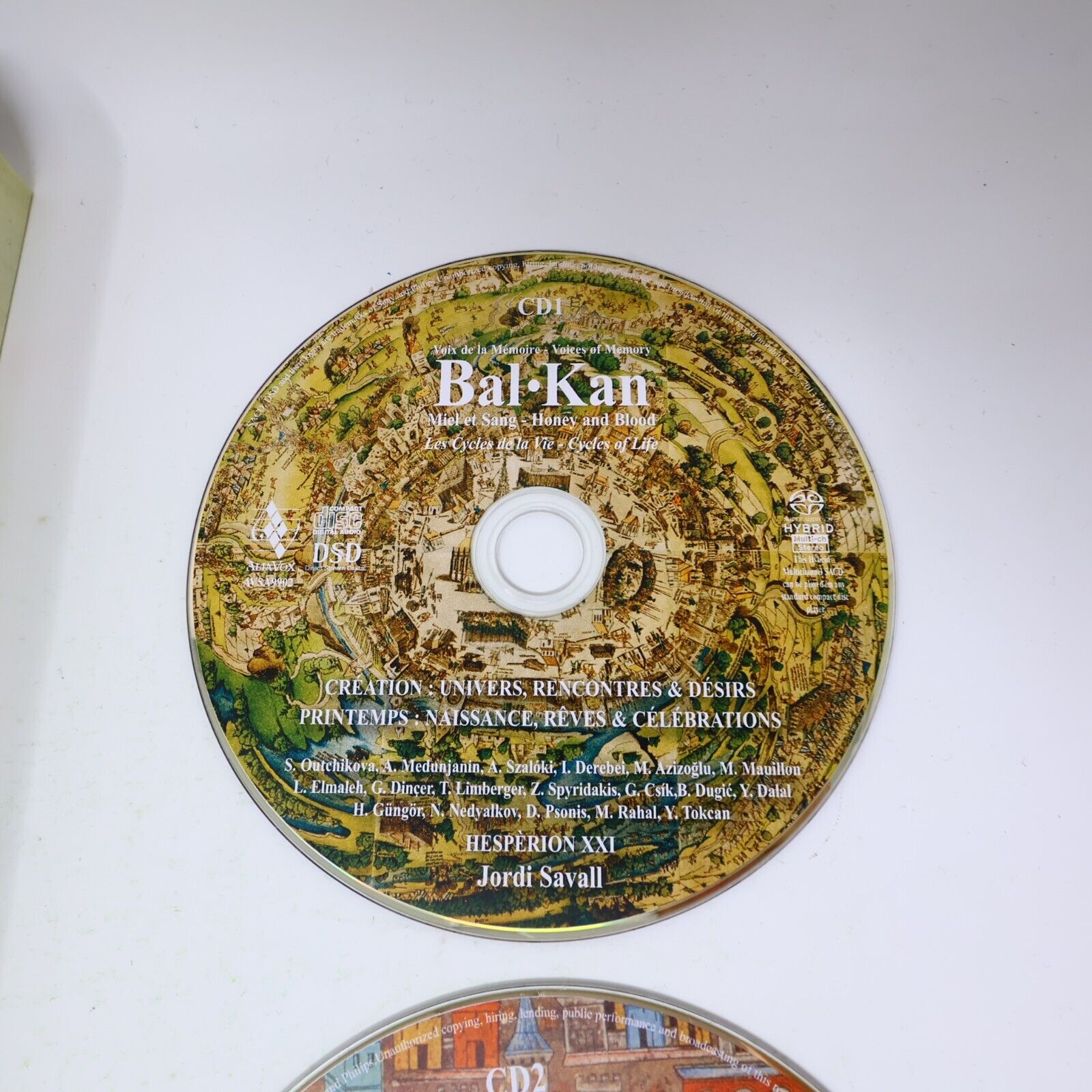 2013 Bal Kan Miel & Sang / Honey & Blood CD Jordi Savall Hespèrion XXI Alia Vox