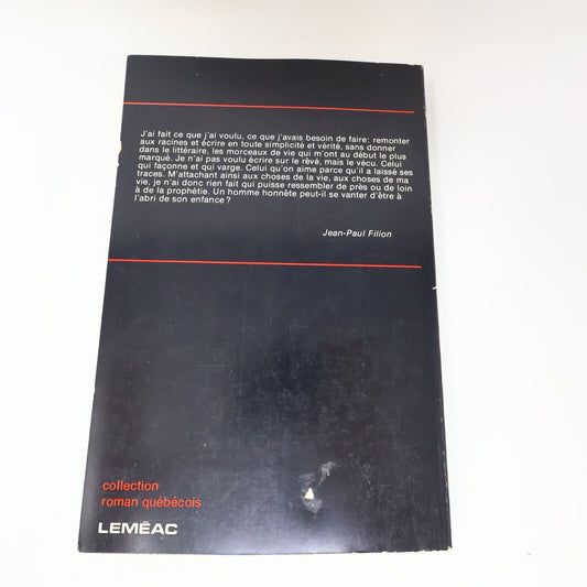 1976 Saint-André Avellin ... le Premier Côté du Monde Jean-Paul Filion Leméac PB