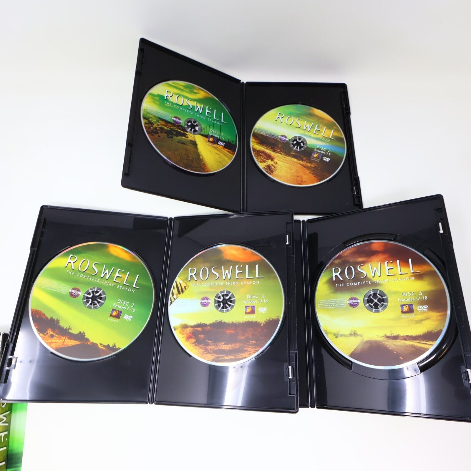 Roswell Season #3 DVD Tested 16:9 English TV Series Region 1 Katherine Heigl