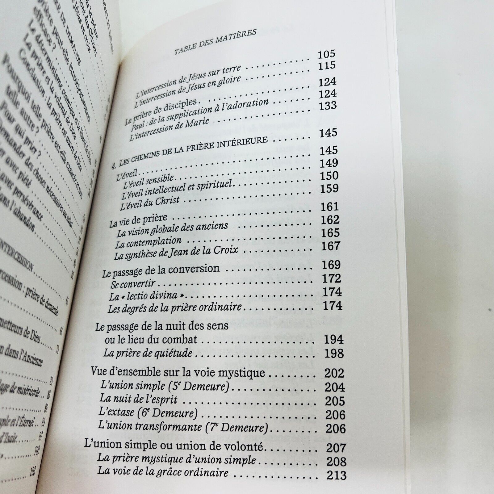 Vers la Maturité Spirituelle/La Prière entre Combat et Extase par Un Chartreux