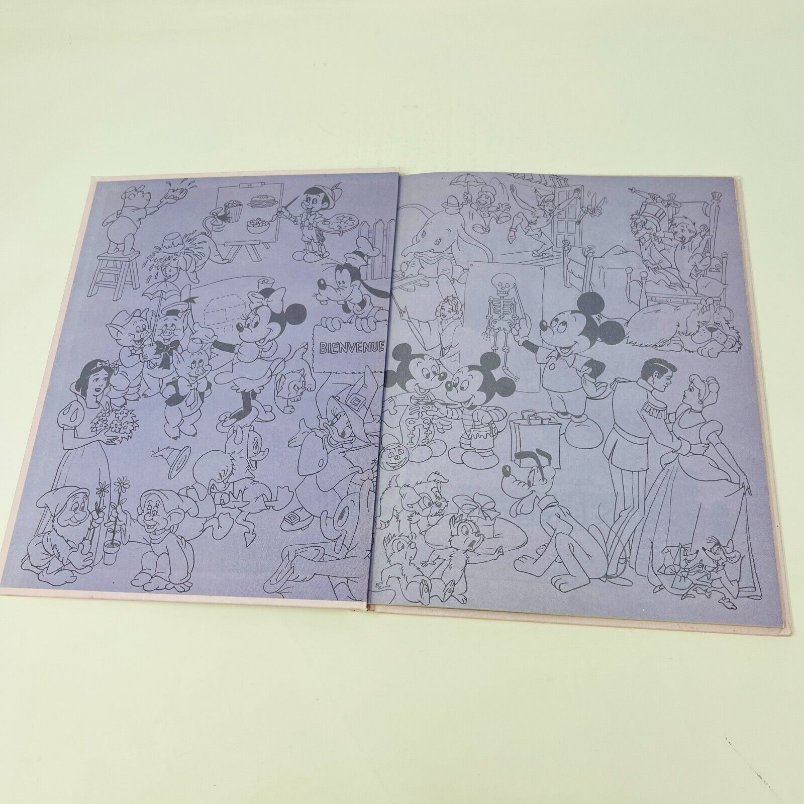 8x J'Apprends en m'Amusant Walt Disney Livres Français/French Children Lot 80s