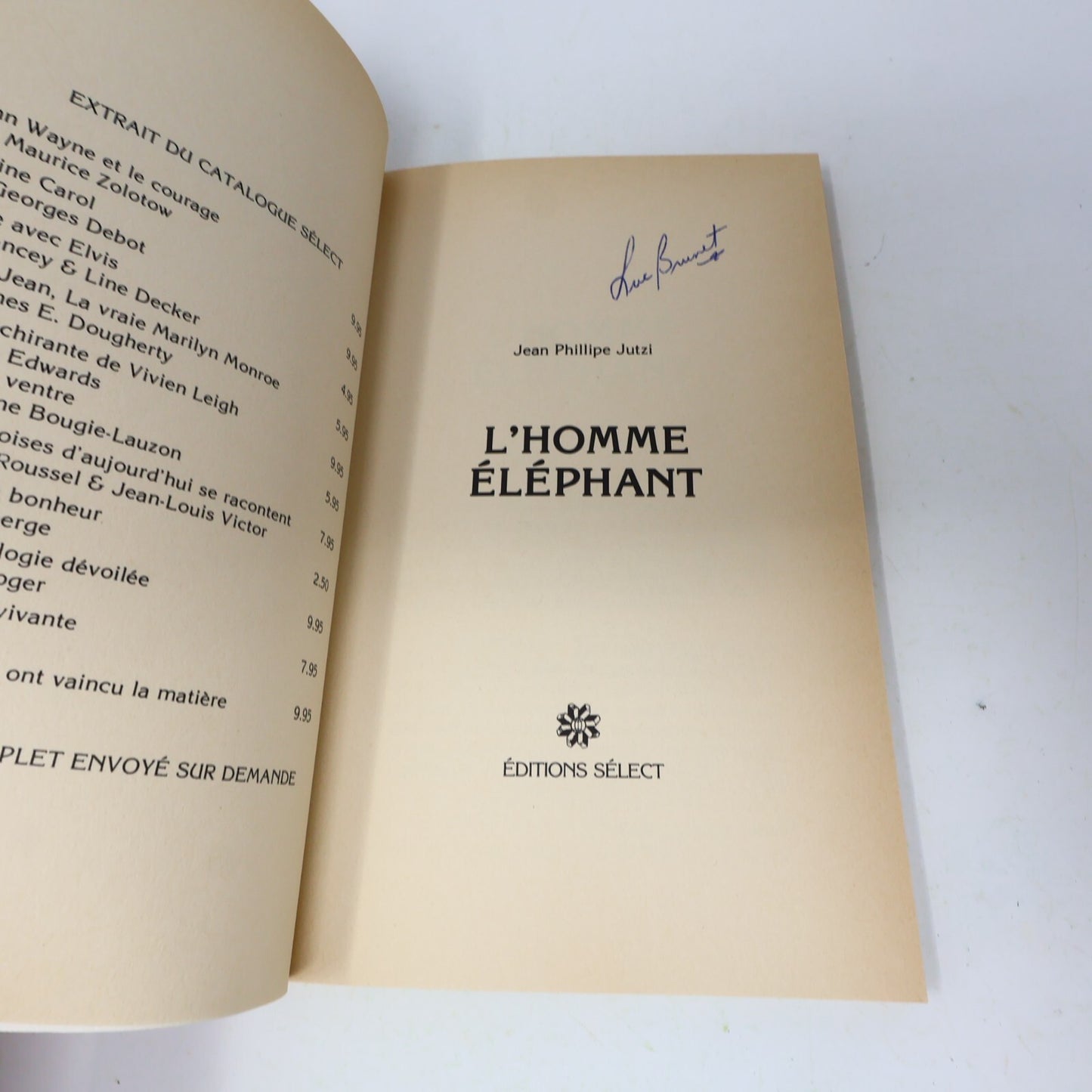 1981 Le Destin Tragique de l'Homme Éléphant Jutzi Biographie Sélect Français 80s