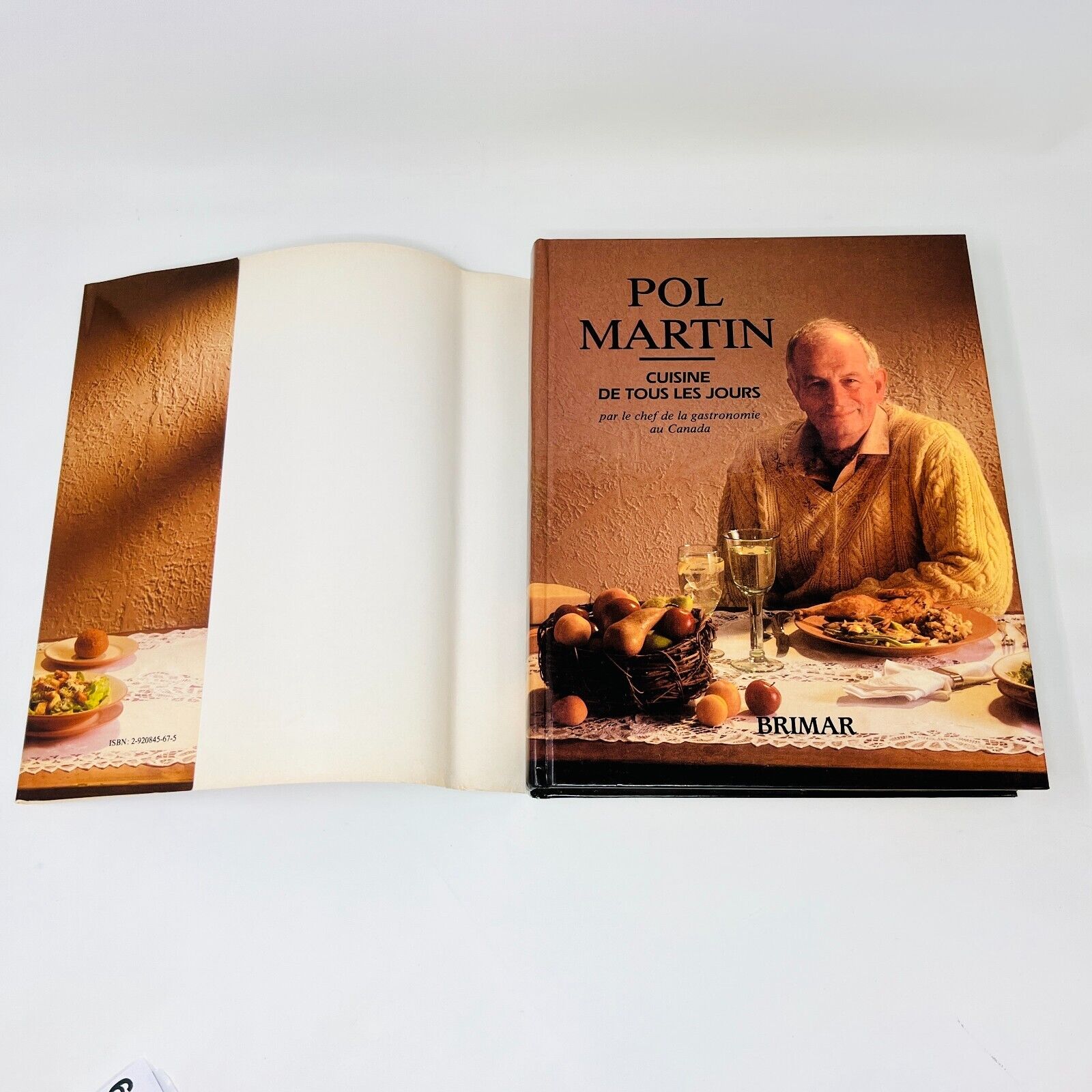 1989 Chef Pol Martin Cuisine de Tous les Jours Livre de Recettes Français Brimar