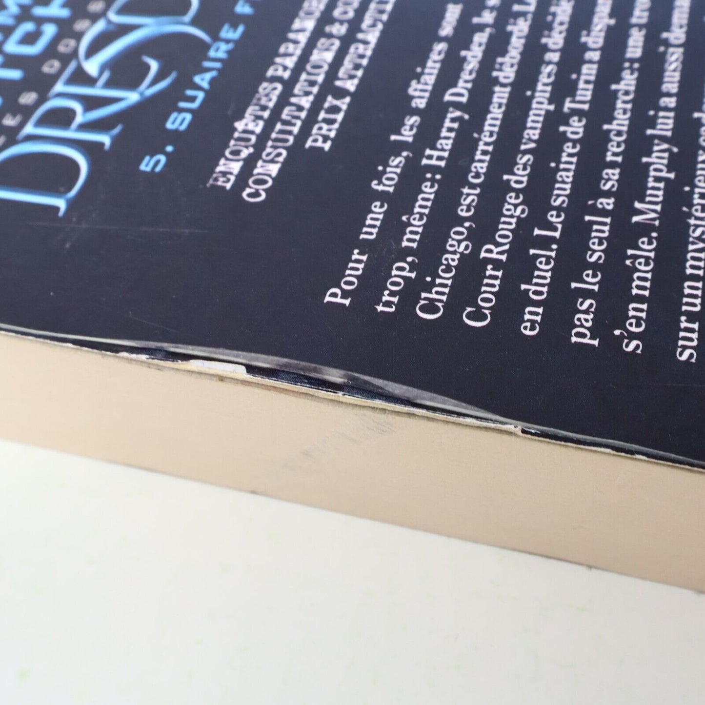 2010 Les Dossiers Dresden #5 Suaire Froid de Jim Butcher Milady Français Livre