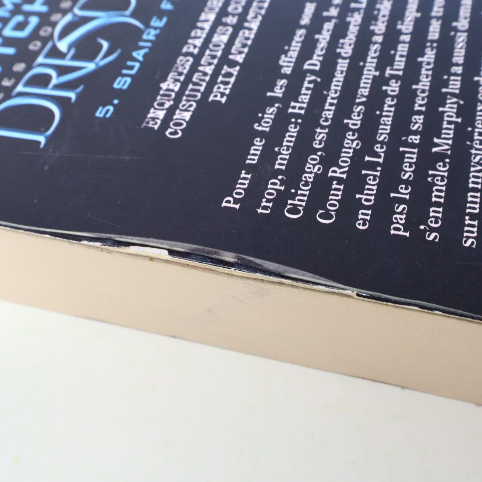 2010 Les Dossiers Dresden #5 Suaire Froid de Jim Butcher Milady Français Livre