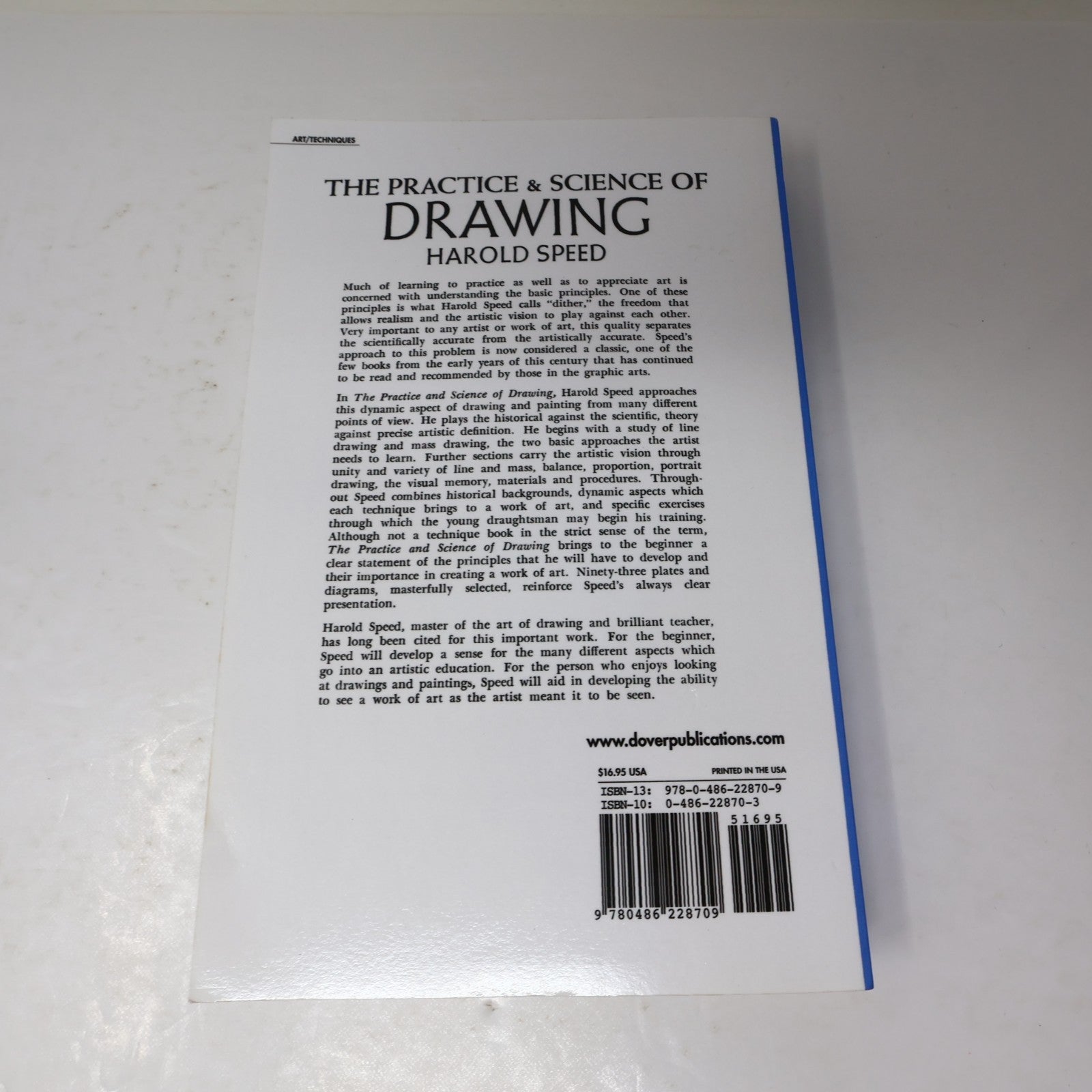 The Practice and Science of Drawing Harold Speed Dover 2020 PB Paperback Book