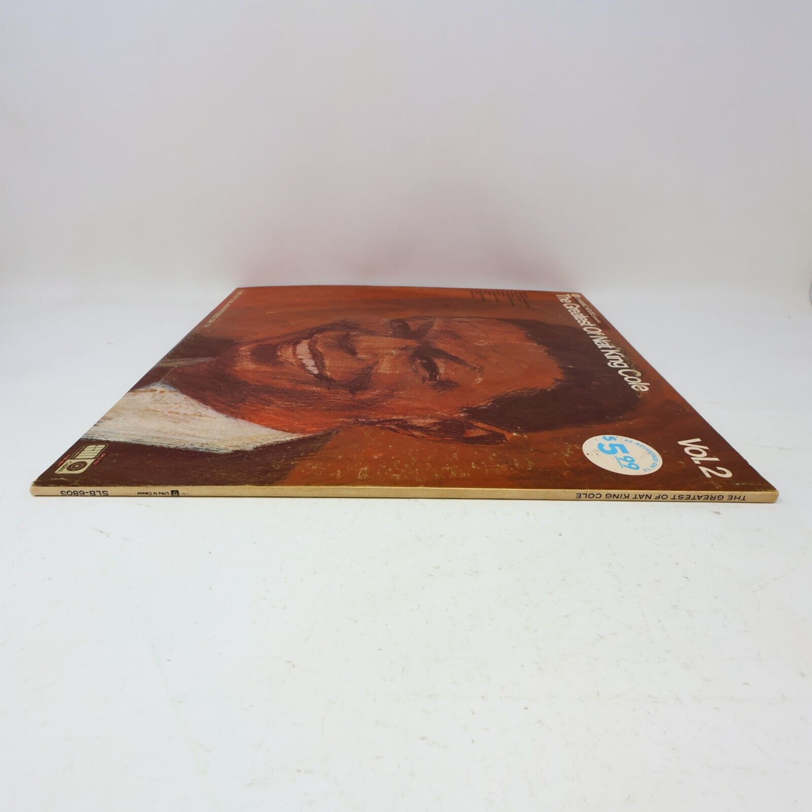The Greatest of Nat King Cole Vol 1-2 Vinyl Record 2x LP SLB 6803 Unforgettable
