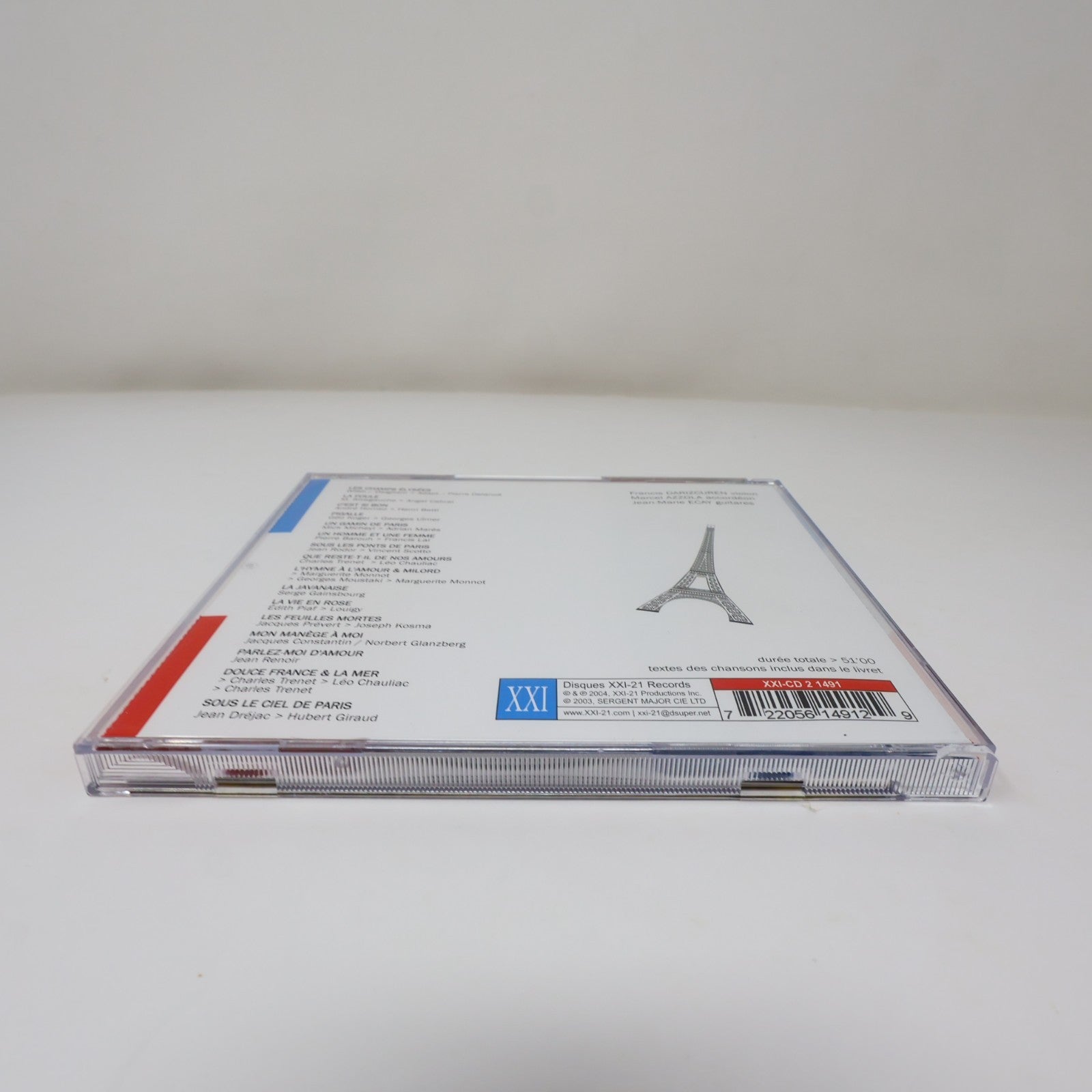 Paris Rendez-Vous CD Francis Darizcuren/Marcel Azzola/Jean-Marie Ecay XXI-21