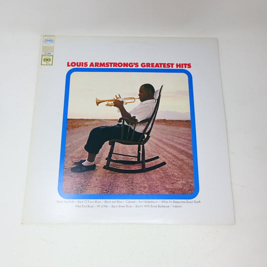 Louis Armstrong's Greatest Hits LP Vinyl Record Columbia CS 9438 Canada Jazz EX
