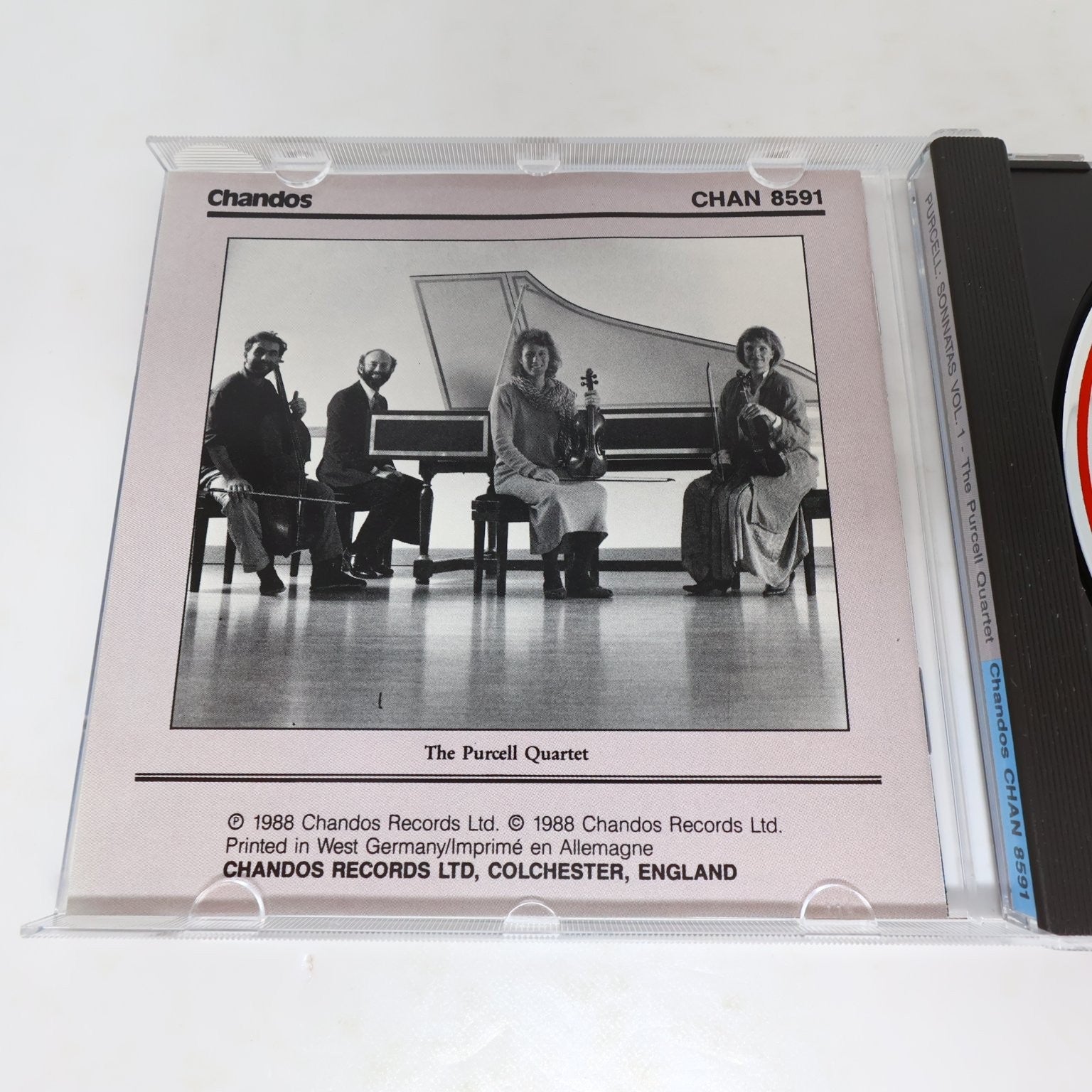 Purcell - Sonatas Vol. 1 CD 1988 The Purcell Quartet Classical Chandos CHAN 8591