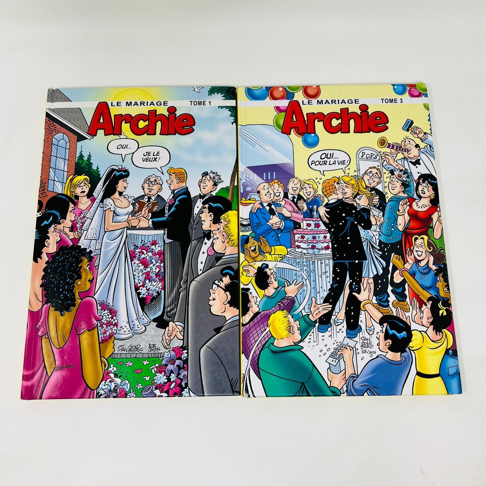 5x Le Mariage Archie Lot de Bandes Dessinées BD EH HC en Français Comics French