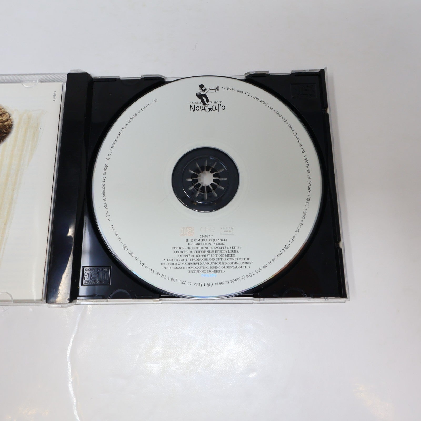 Claude Nougaro Lot 3 CD Embarquement Immédiat/Chansongs/L'Enfant Phare