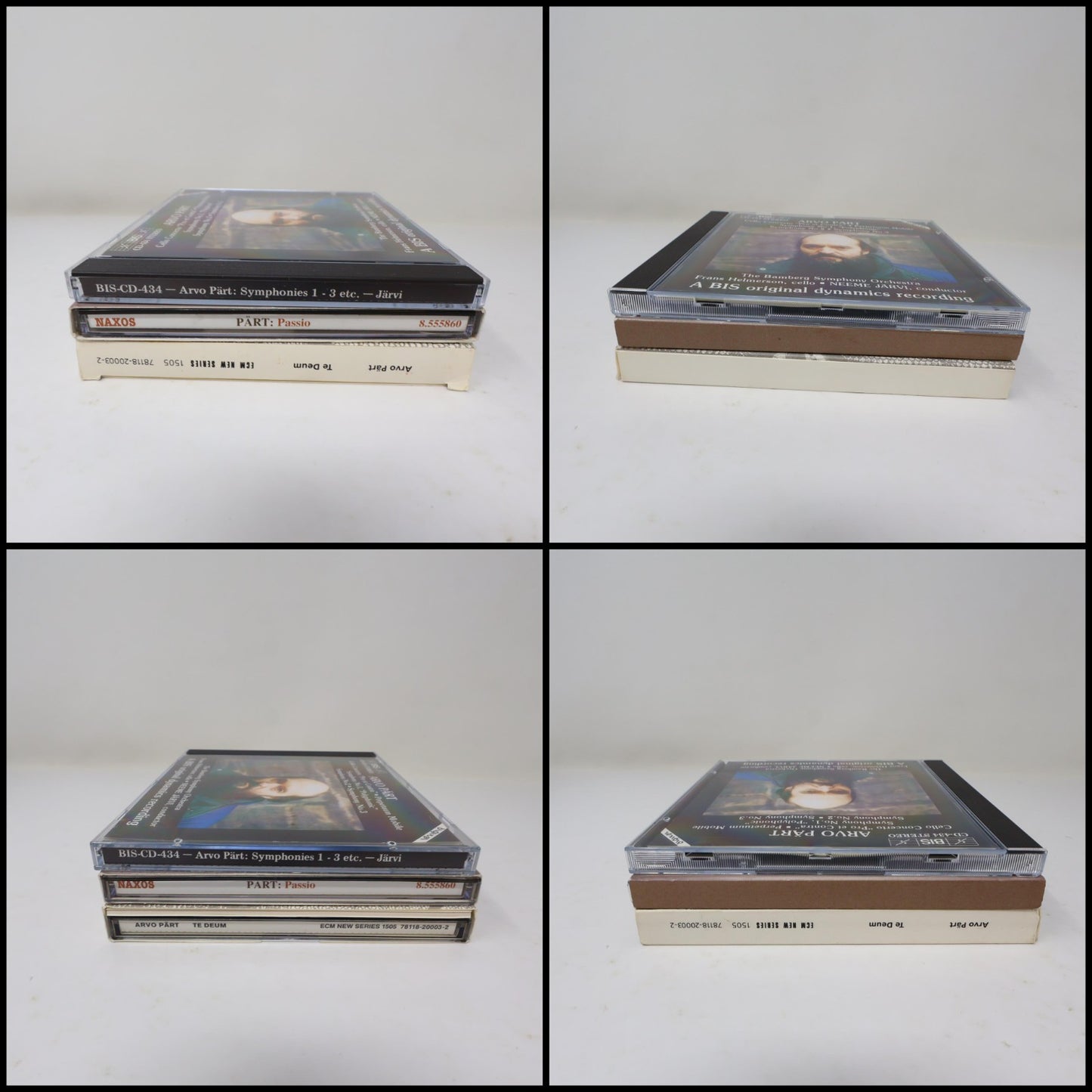 Arvo Pärt 3 CDs Lot Passio/Te Deum/Cello Concerto/"Pro et Contra" Classical