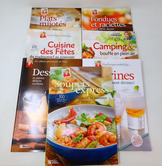Lot 7 Les Plaisirs Gourmands de Caty Souper Express Desserts Plats Mijotés PB
