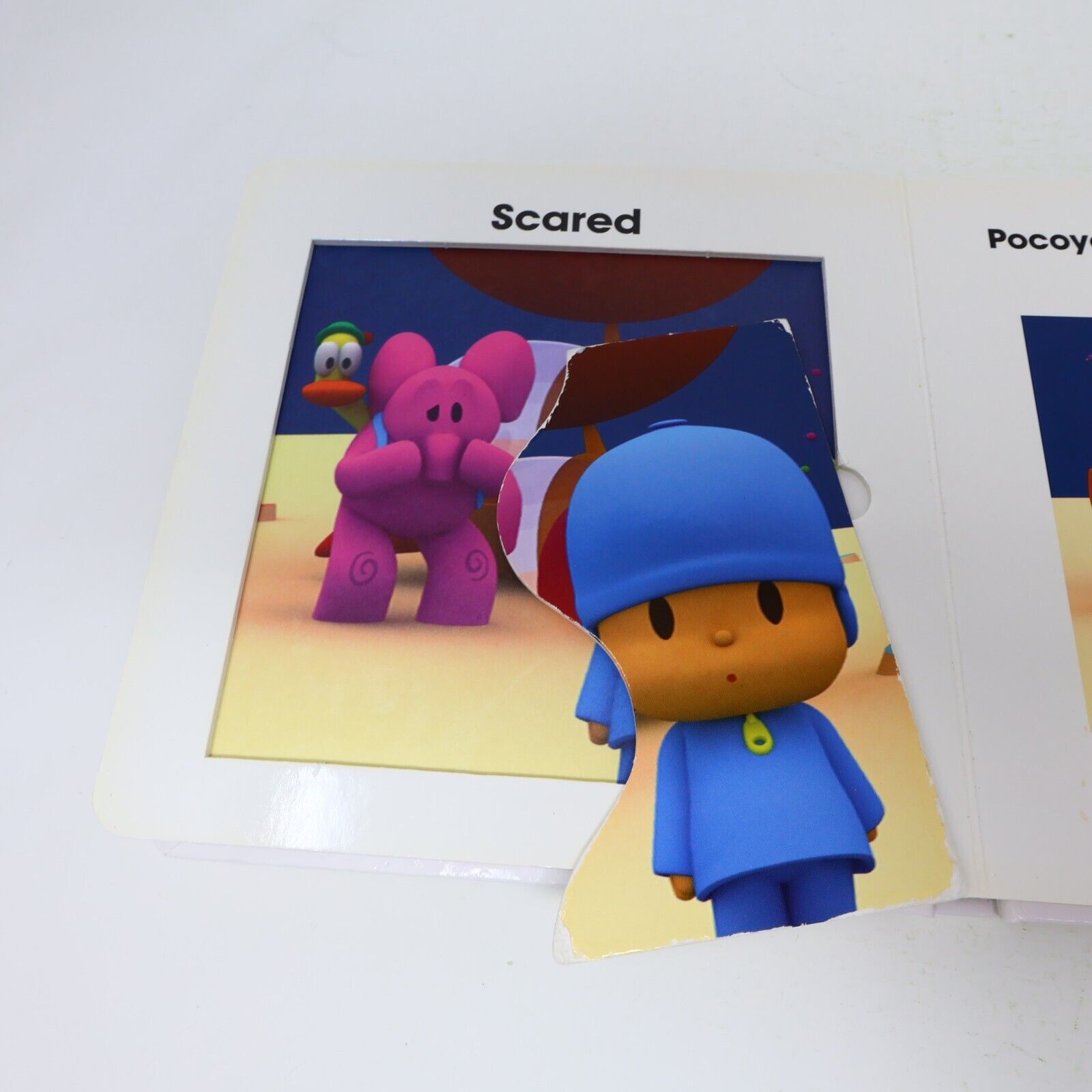 Pocoyo Lot 3 Books Young Children Feelings Colors First Words Red Fox Hardcover