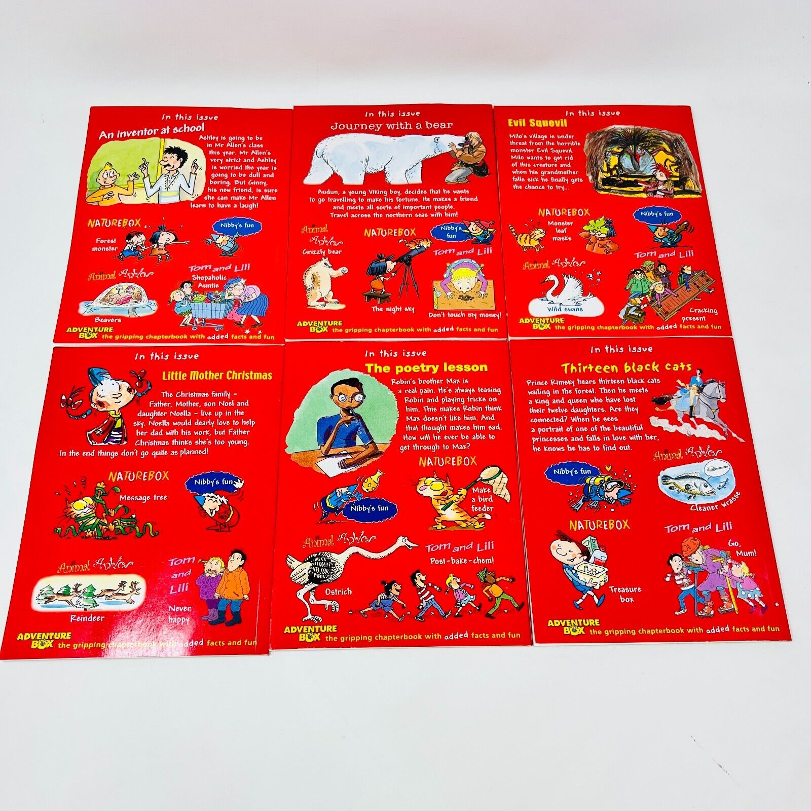 Lot of 16 Adventure Box Bayard Children UK Magazines #60-75 Story/Science/Games