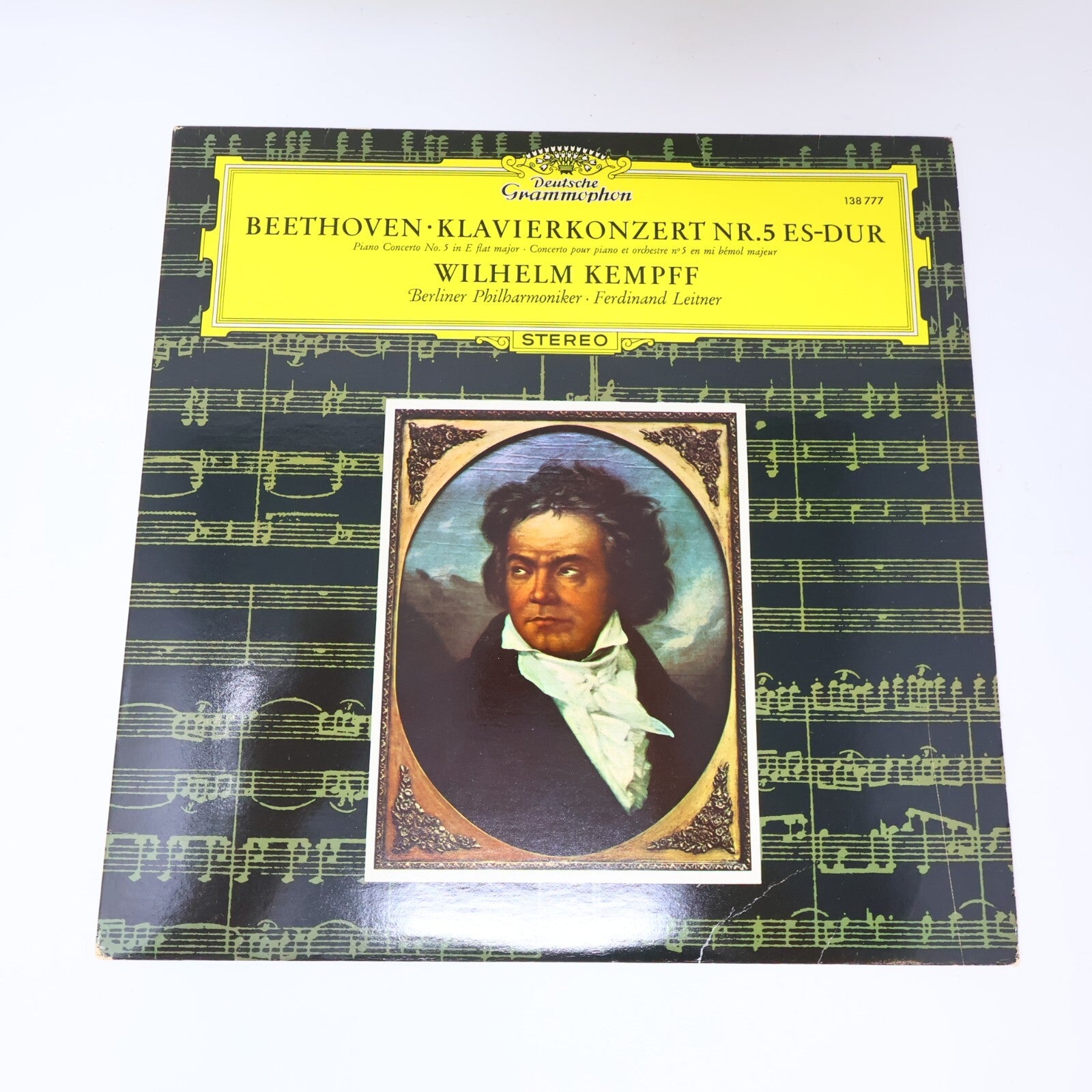 Beethoven Wilhelm Kempff Leitner Klavierkonzert Nr. 5 Es-dur LP Record 138 777