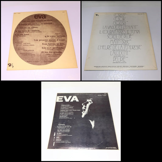 Eva Lot 3 Disques L'Orage/Éponyme LP Record Mercury/Barclay 33 RPM 1969-1972
