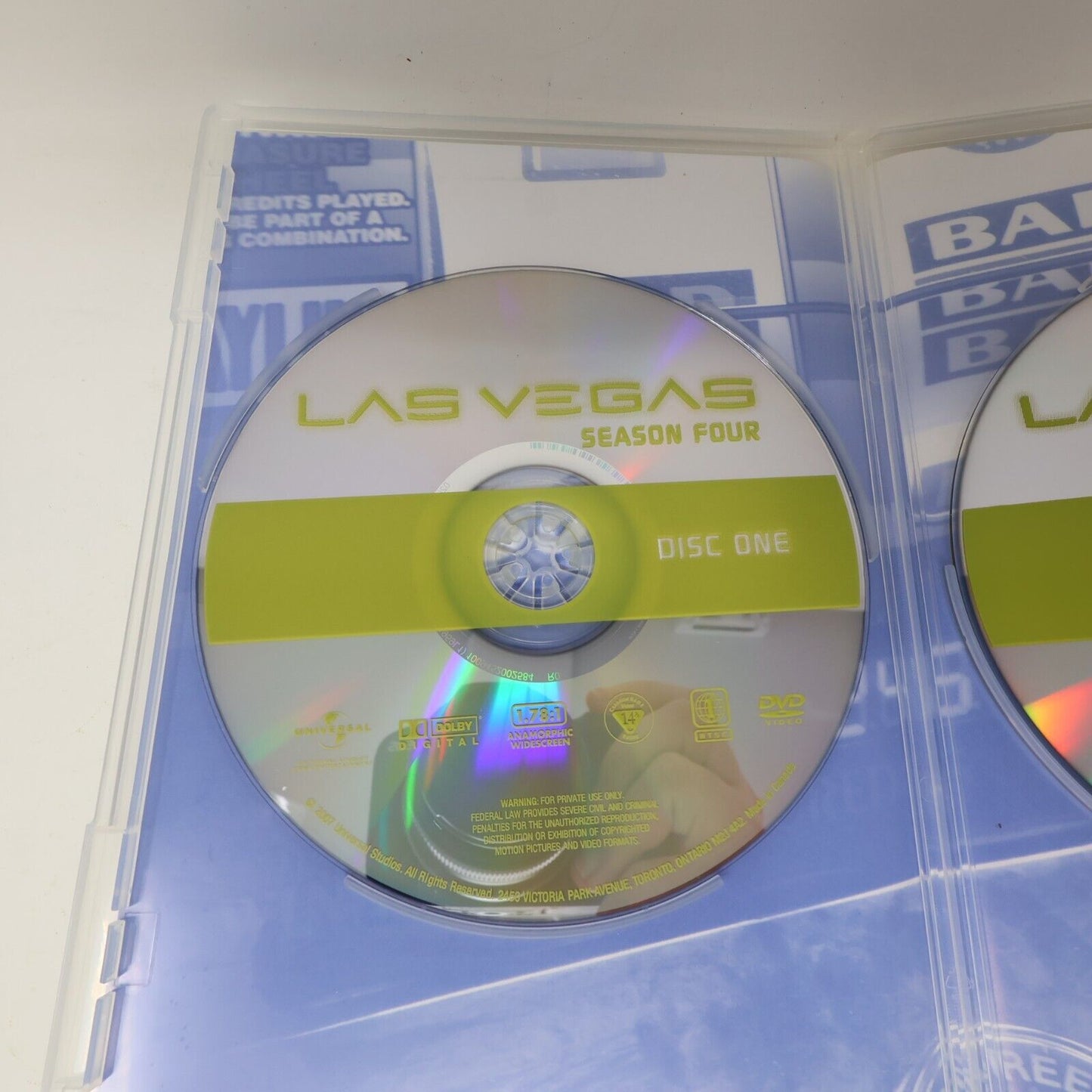 Las Vegas Season Four #4 DVD James Caan Josh Duhamel 2006 NTSC 16:9 Tested