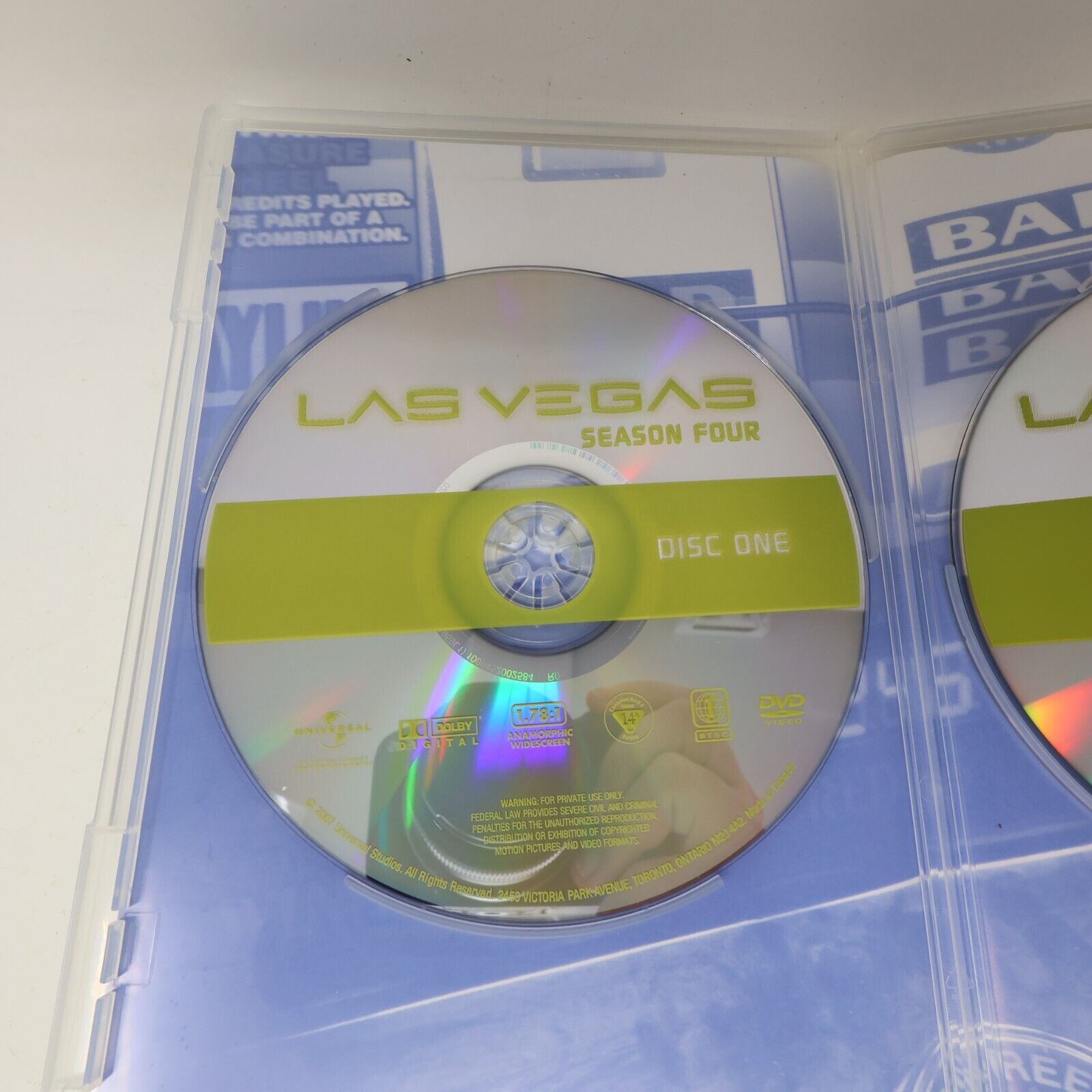 Las Vegas Season Four #4 DVD James Caan Josh Duhamel 2006 NTSC 16:9 Tested