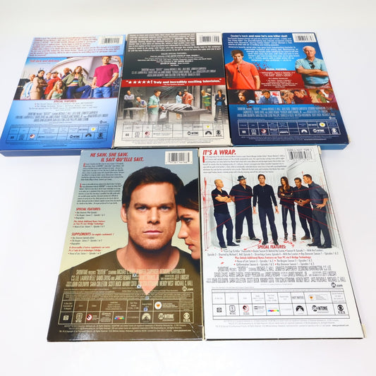 Dexter 5 DVD Lot Seasons #2-3-4 & 7-8 TV Michael C. Hall Showtime CBS Region 1