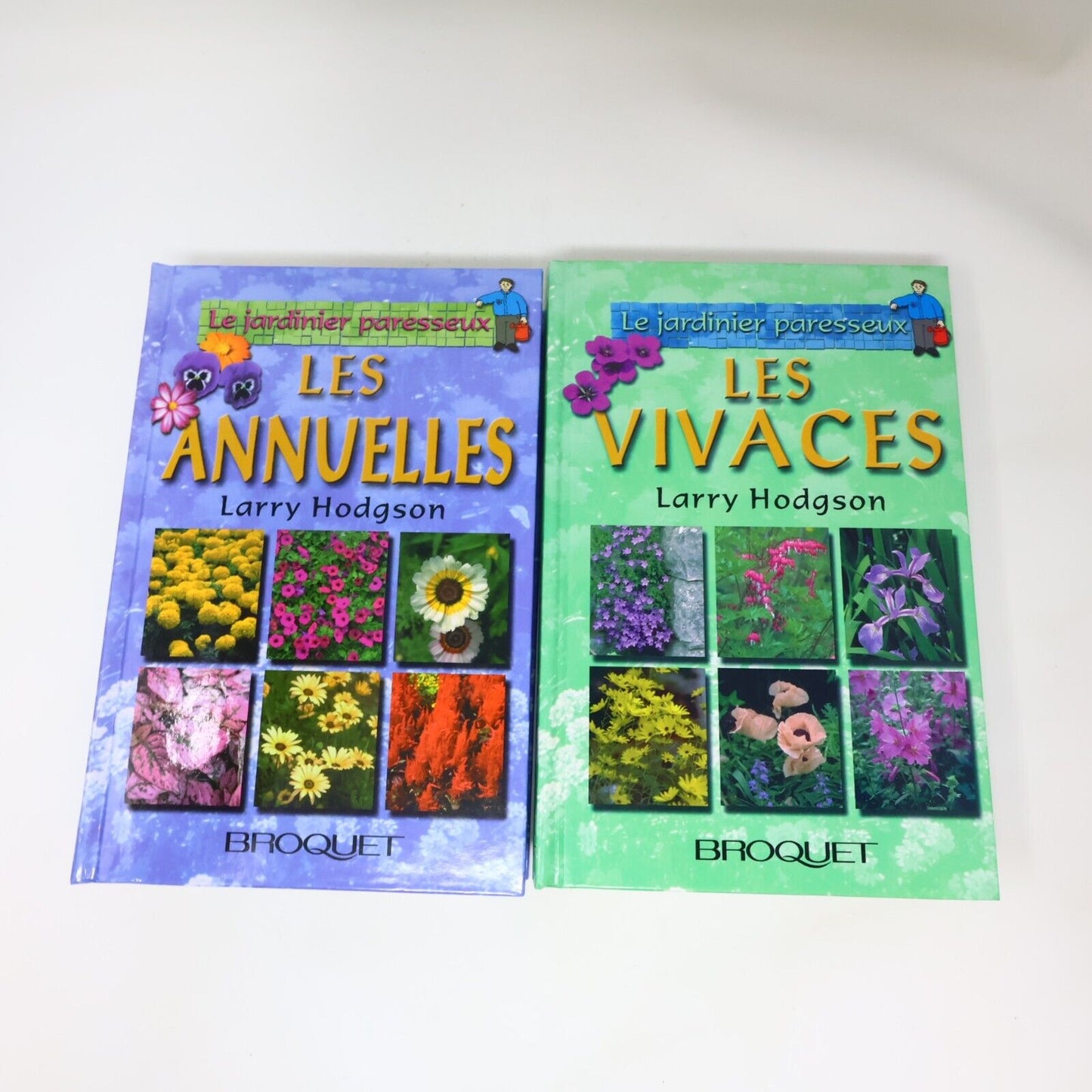 1999 Le Jardinier Paresseux Coffret Les Annuelles/Vivaces de Larry Hodgson Livre