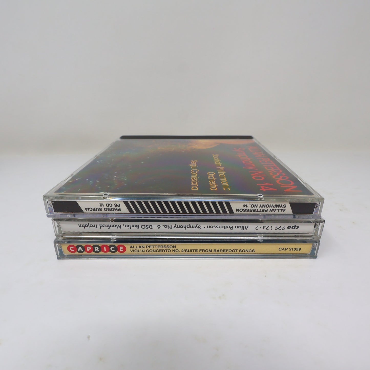 Allan Pettersson 3 CDs Lot Trojahn/Comissiona/Blomstedt Symphony #6 14