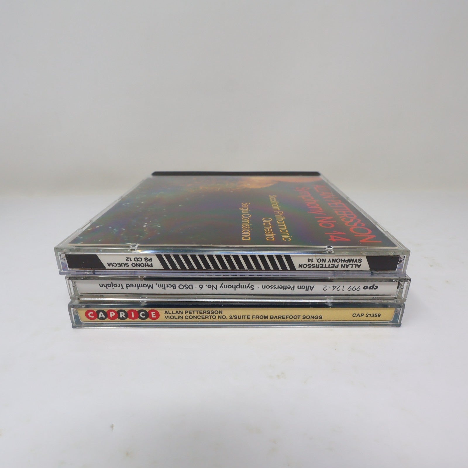 Allan Pettersson 3 CDs Lot Trojahn/Comissiona/Blomstedt Symphony #6 14