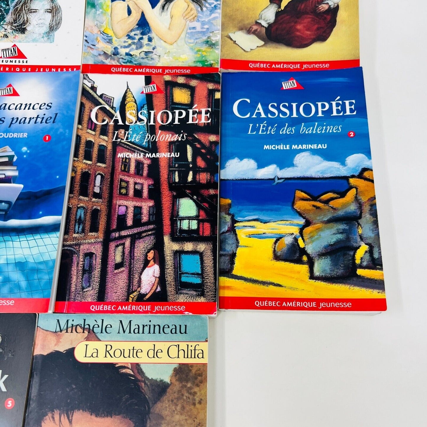 10x Titan Lot Livres pour Enfants Marie-Tempête/Ta Voix dans la Nuit/Cassiopée