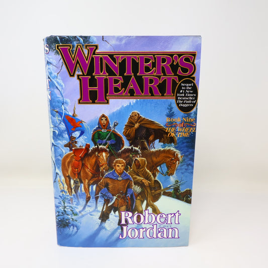 Winter's Heart Robert Jordan The Wheel of Time #9 TOR 2000 HC DJ 1st Print 2000s
