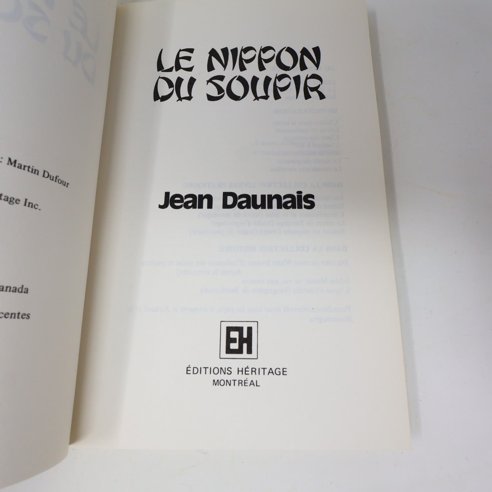 Jean Daunais Lot 3 Livres Les Aventures d'Arlene Supin Nippon du Soupir Policier