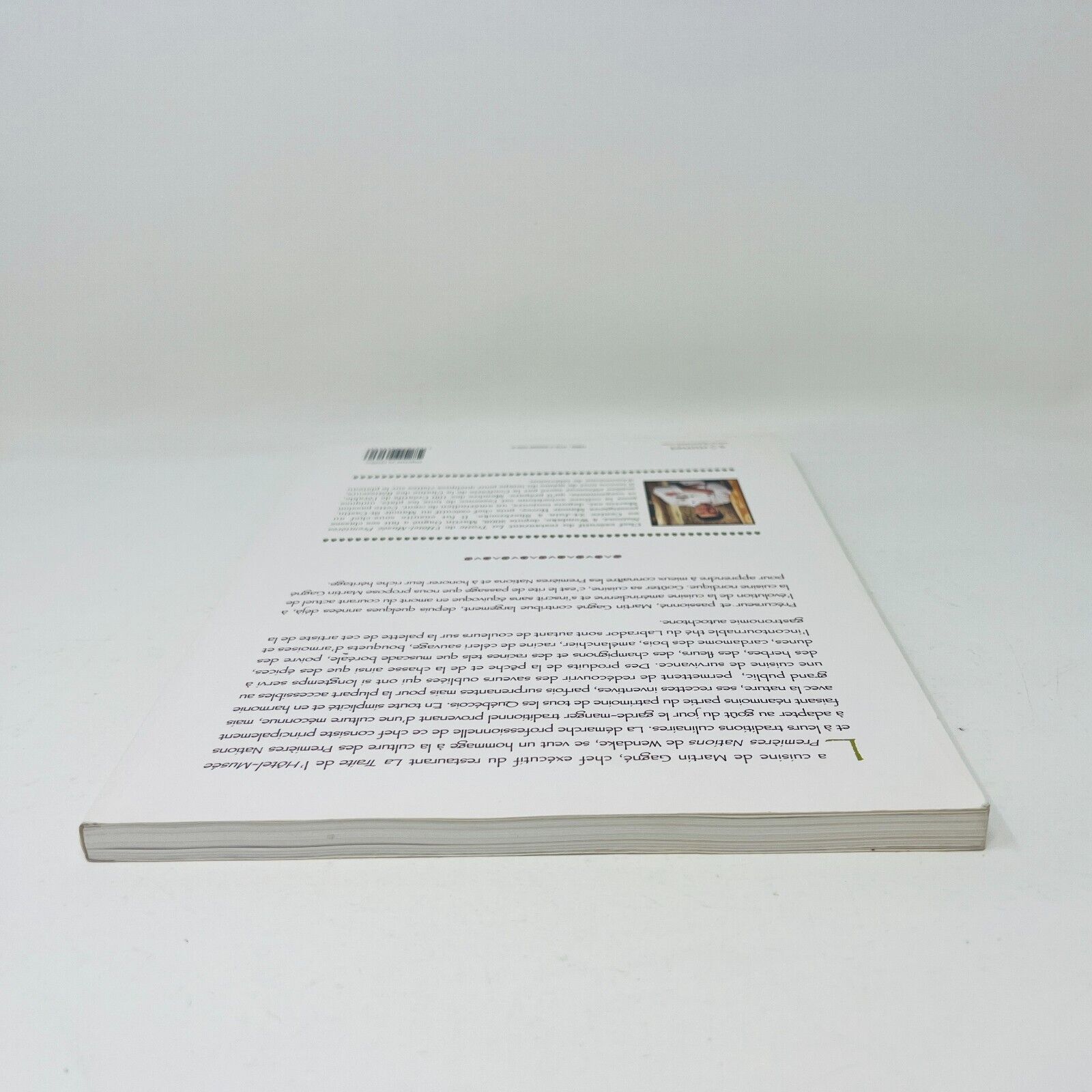 Gastronomie des Premieres Nations Signé par Martin Gagné Livre Recettes Cuisine
