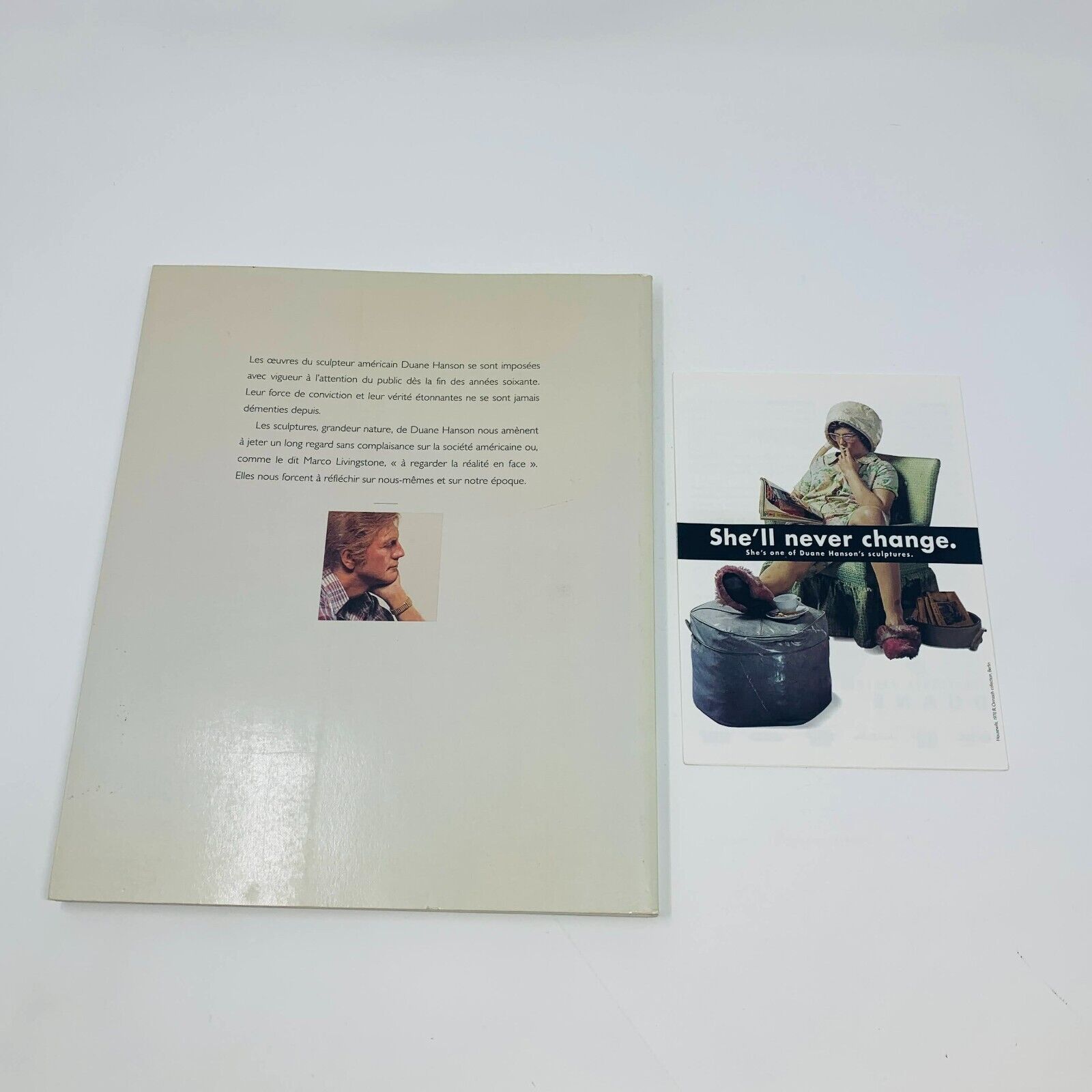 1994 Duane Hanson Musée des Beaux-Arts de Montréal Français Livre Sculptures 