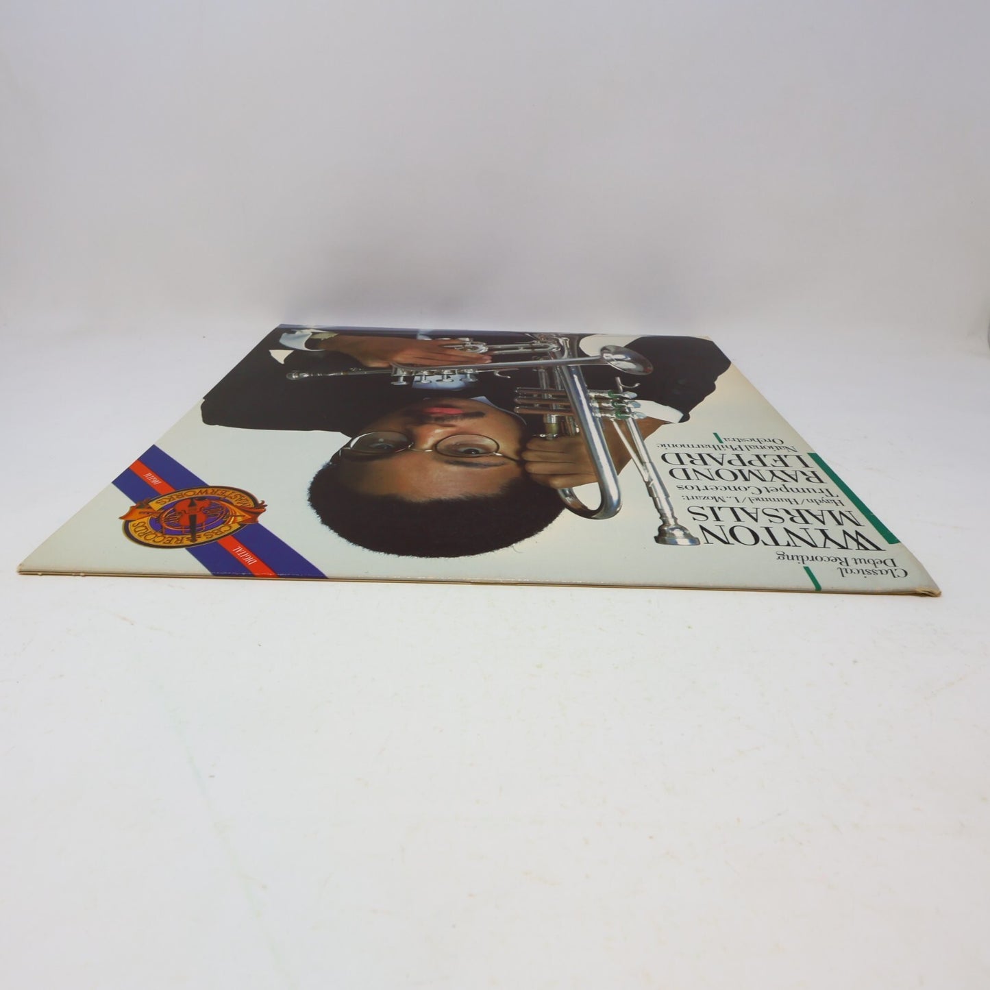 Wynton Marsalis Haydn Hummel Mozart Trumpet Concertos Raymond Leppard LP Record