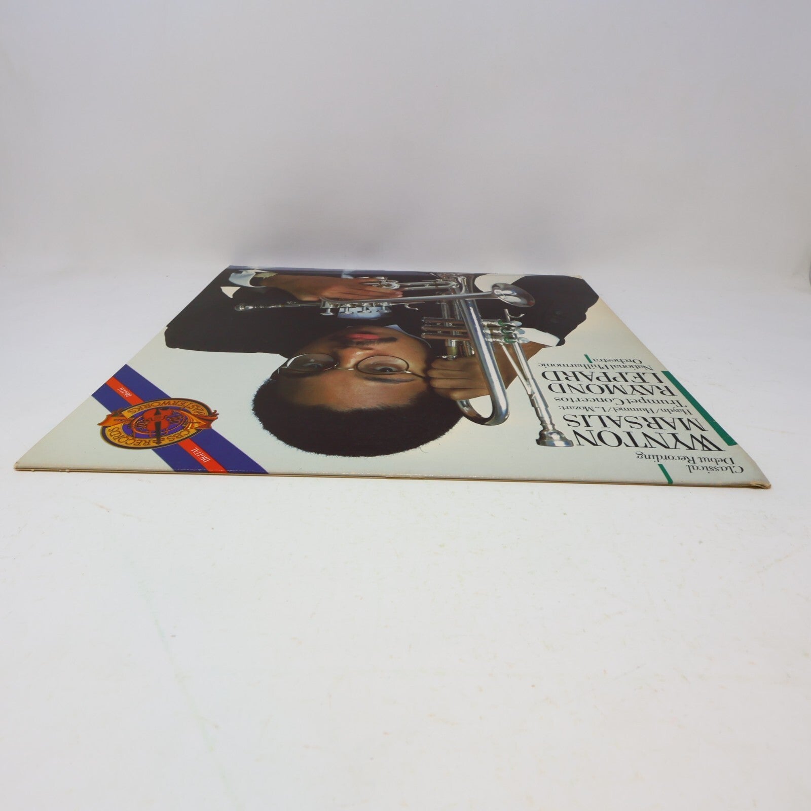 Wynton Marsalis Haydn Hummel Mozart Trumpet Concertos Raymond Leppard LP Record