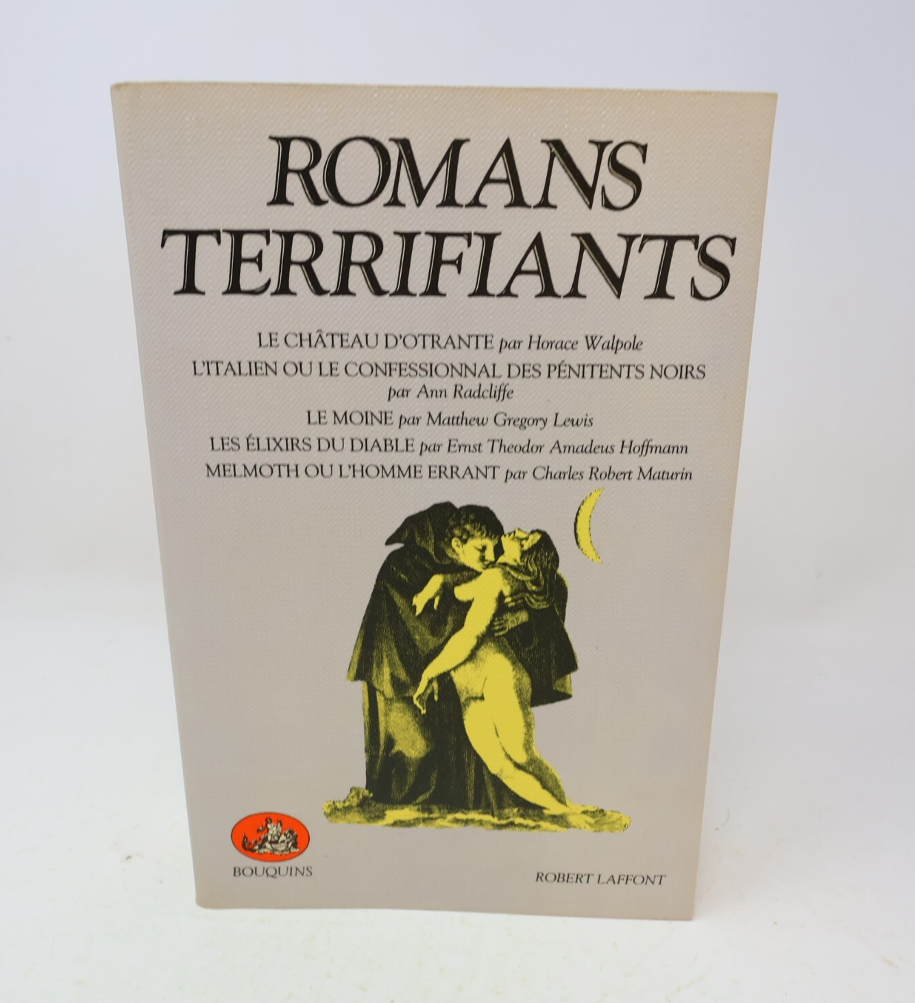 Romans Terrifiants Bouquins Le Château d'Otrante Le Moine 1984 Robert Laffont PB