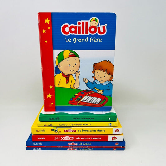 8x Caillou Jeunes Enfants Histoires Français Lot Livres Young Children French