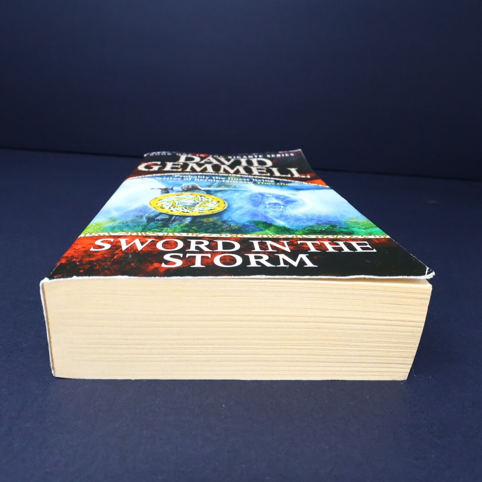 1999 Rigante #1 Sword in the Storm by David Gemmell Fantasy Corgi Book Paperback