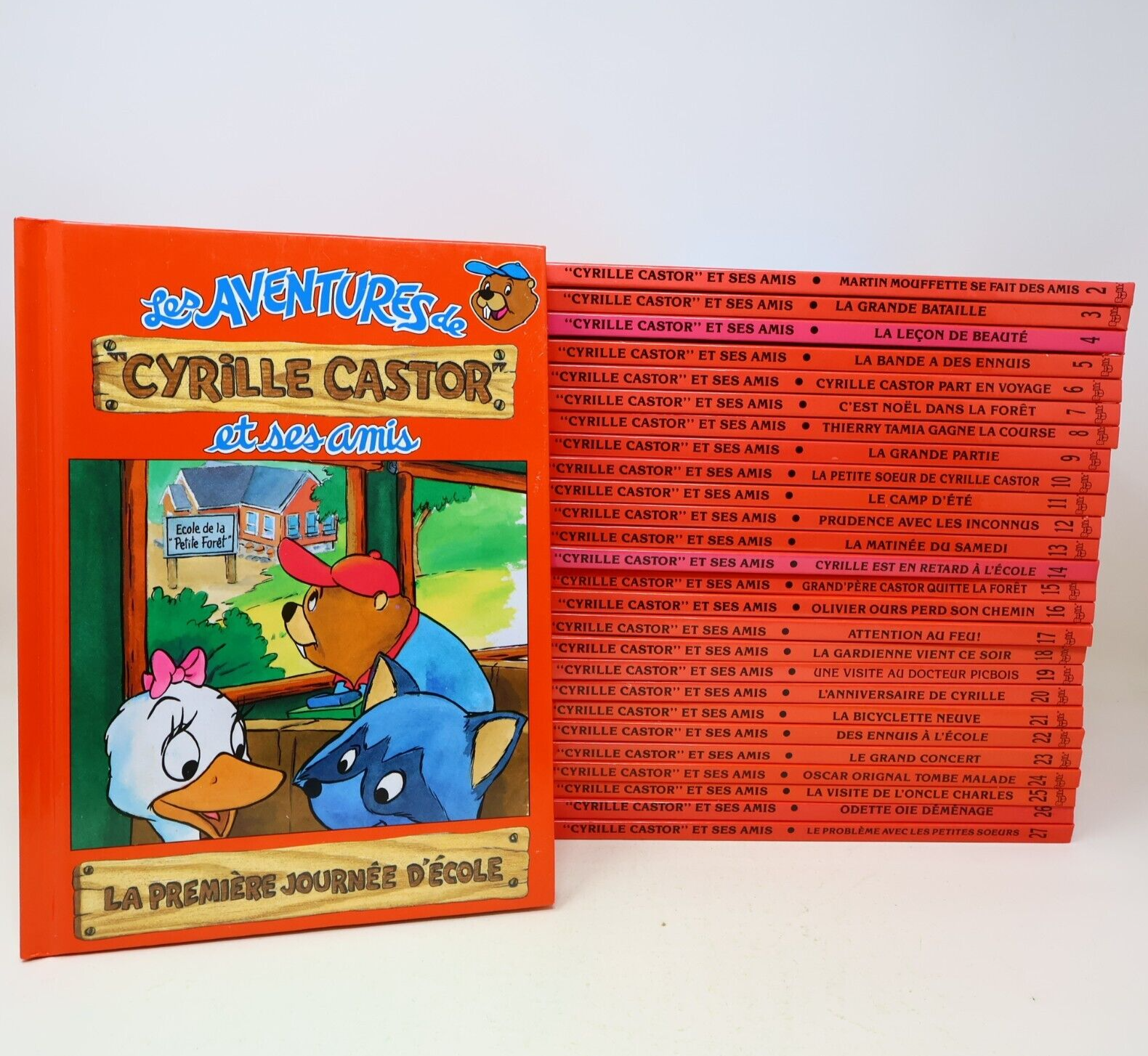 Série Complète Les Aventures de Cyrille Castor #1-27 Lot 27 Livres Kiki French